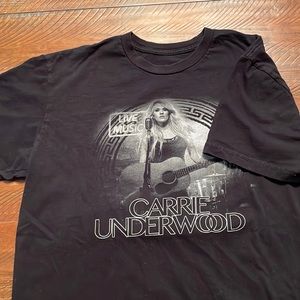 Concert tee, Carrie Underwood Storyteller Tour, medium, black.